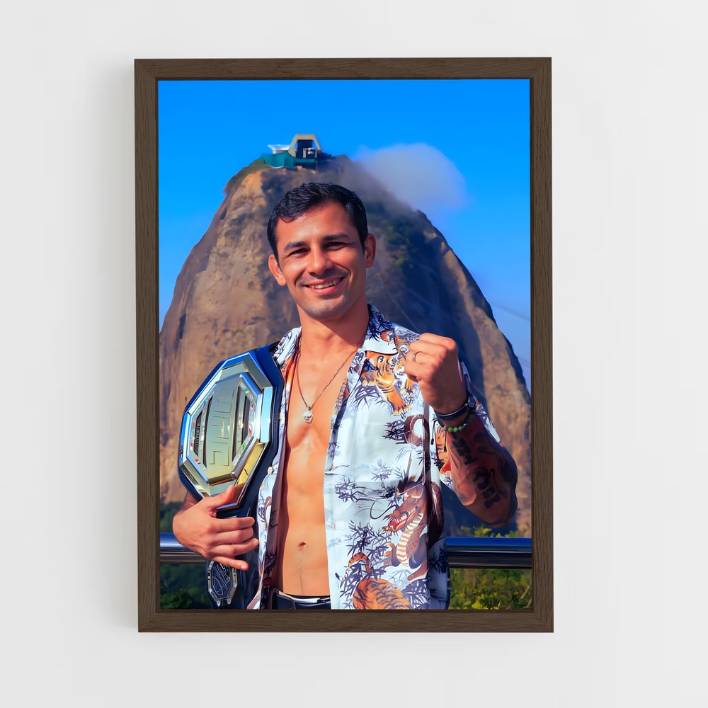Poster Champion des Cimes – affiche MMA (vue 5)